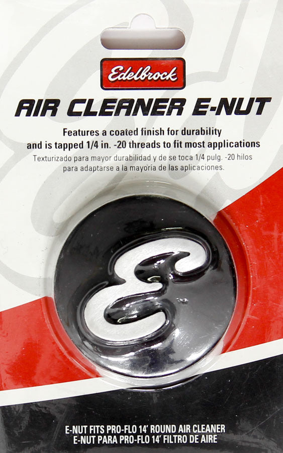 Nut - Air Cleaner 2-1/8 Dia. Black Anodiized