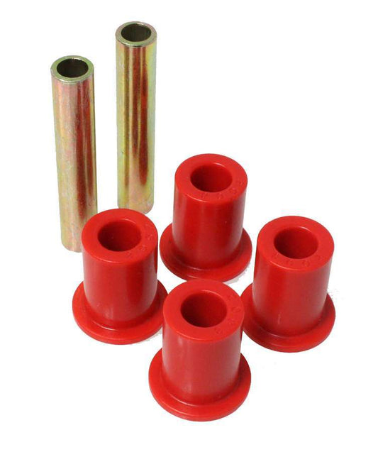 71-91 GM Front Frame Shackle Eye Set Red