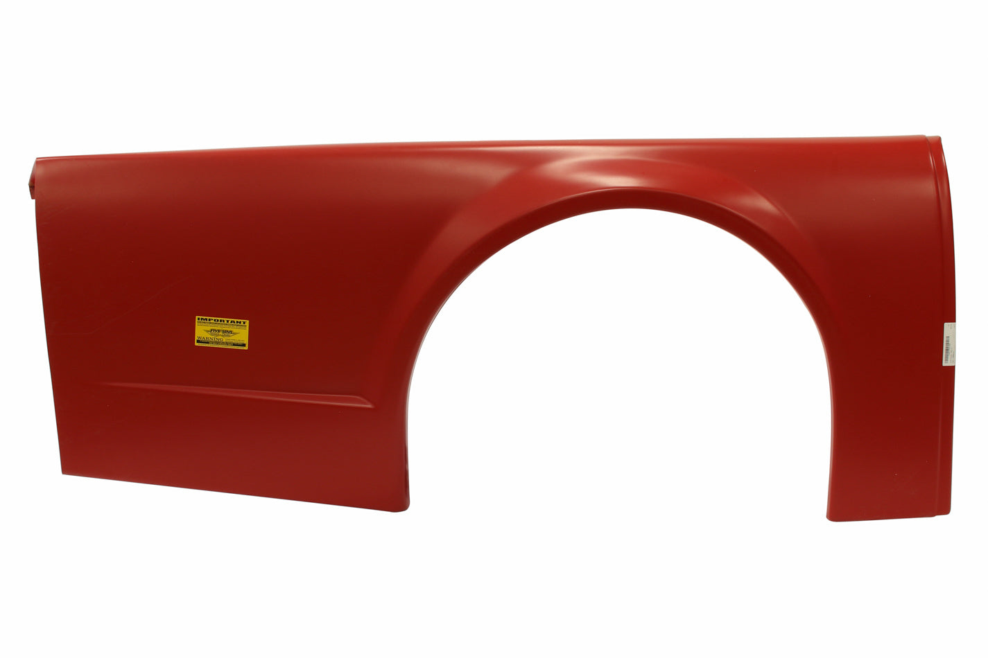 2019 LM Plastic Quarter Panel Red Right