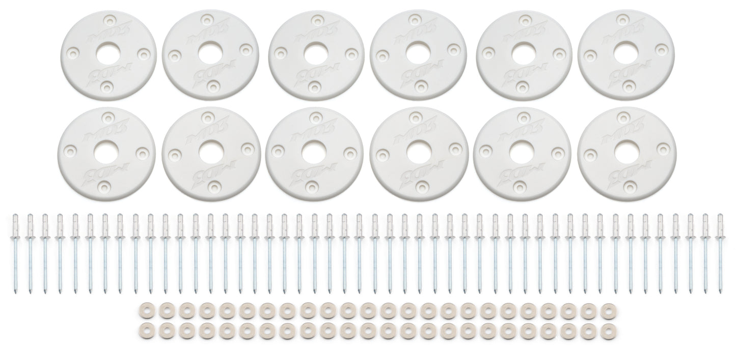 Scuff Plate Plastic White 12-Pack MD3