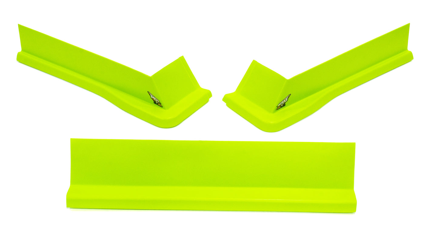 Modified Aero Valance 3pc. Fluorescent Green