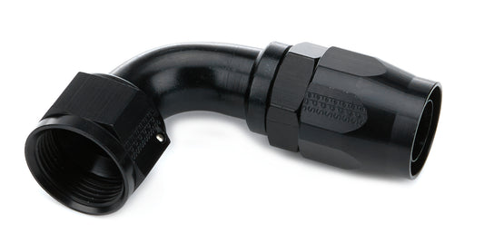 #16 x 90 Power Flow Hose End Black