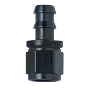 Hose Fitting #20 Str Push Lock Black