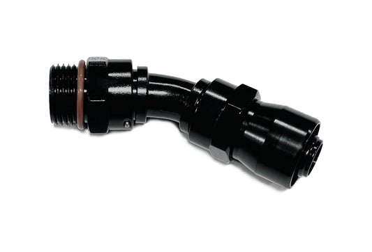 12an ORB Male 45-Deg Crimp Hose End