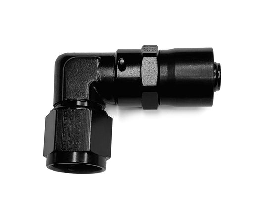 #12 90-Deg Crimp Hose Fitting