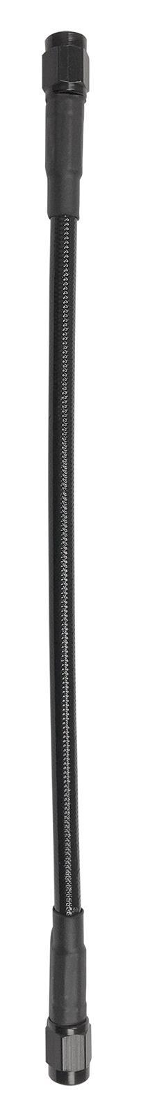3AN Hose Assembly 14IN Length Str Fittings Blk