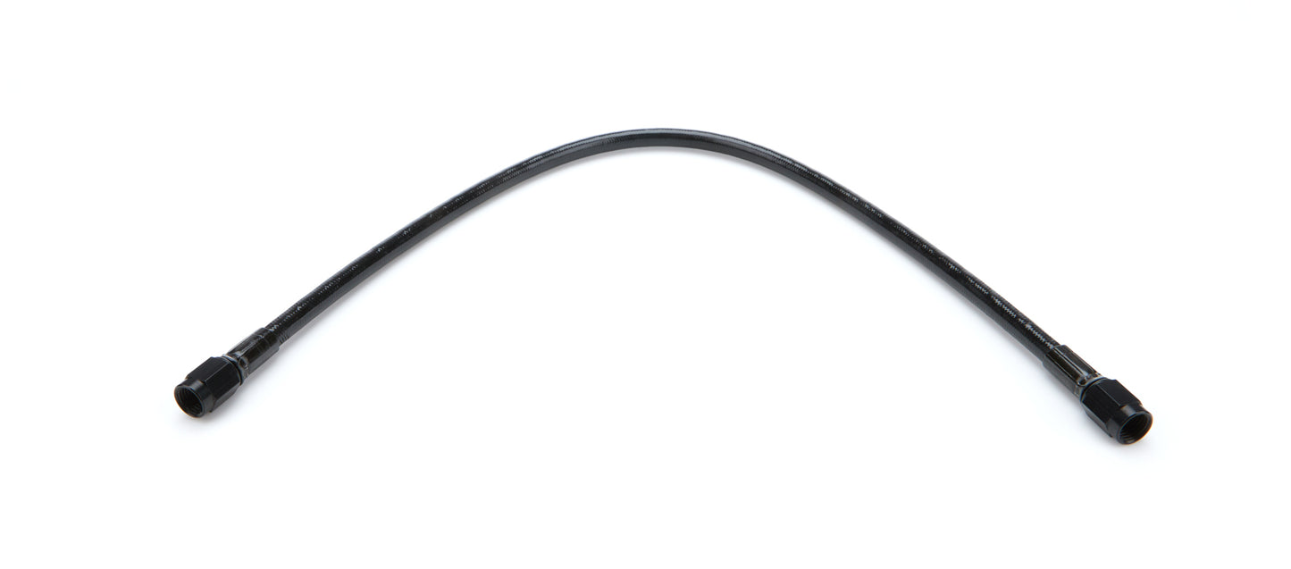 #3 PTFE Hose Str x Str 16in Length w/Blk Cover