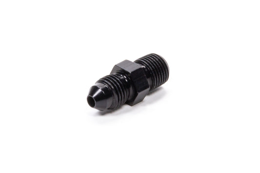 Straight Adapter Fitting #4 x 1/4 MPT Black