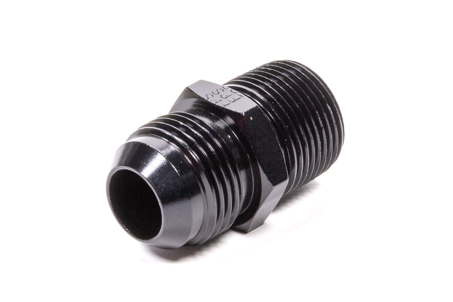 Straight Adapter Fitting #10 x 3/8 MPT Black