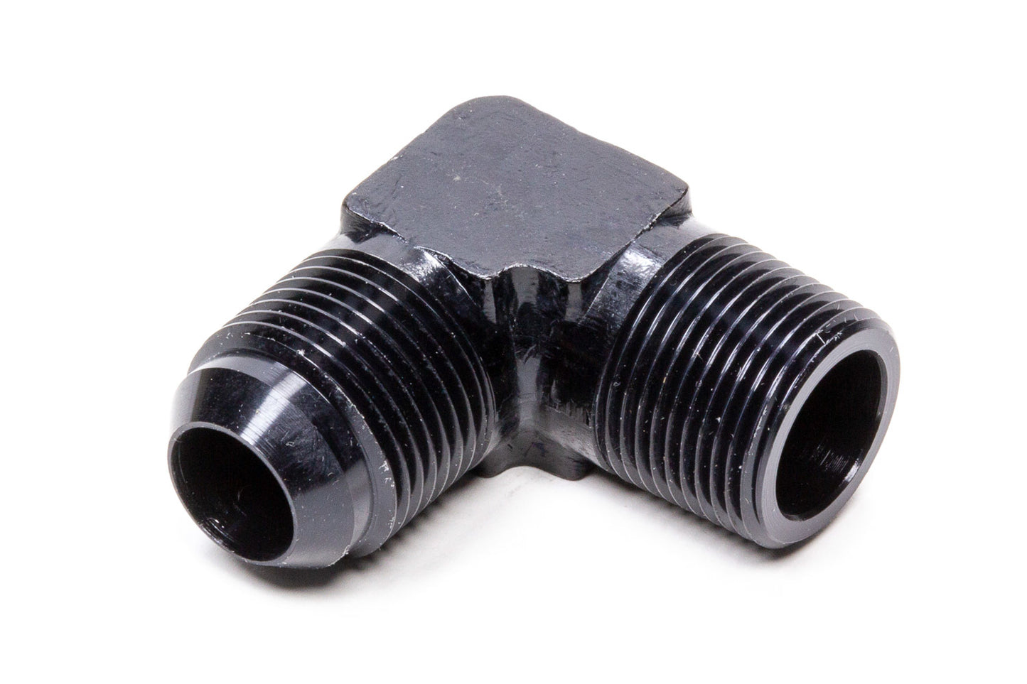 90 Deg Adapter Fitting #10 x 3/8 MPT Black