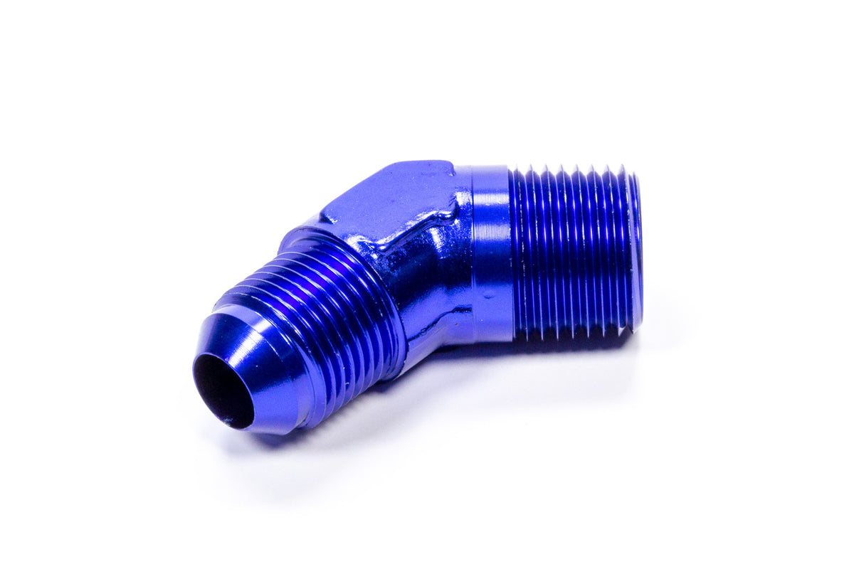 45 Deg Adapter Fitting #8 x 1/2 MPT