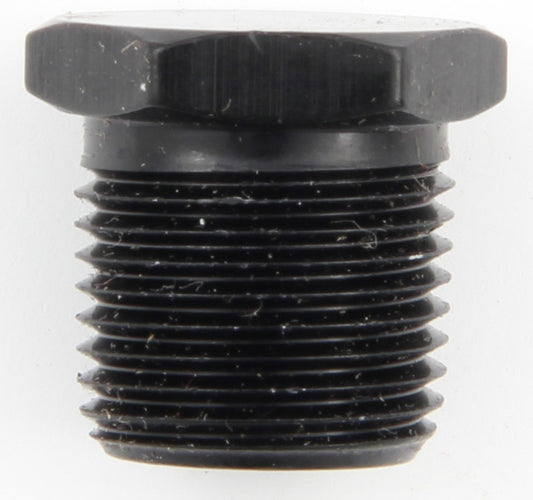 1/4 MPT Hex Pipe Plug Black