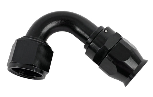 Hose Fitting #12 120 Deg PTFE Black
