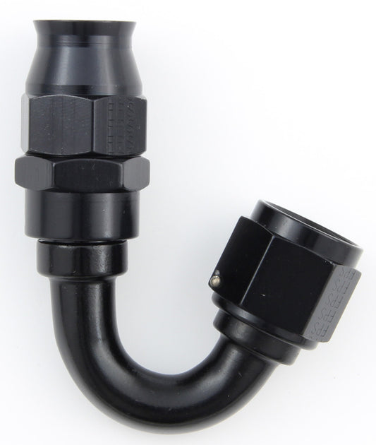 Hose Fitting #8 150 Deg PTFE Black