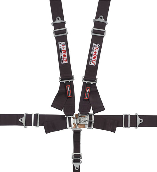 Indivd. Shoulder Harness Pull-Down Blk Pro Series