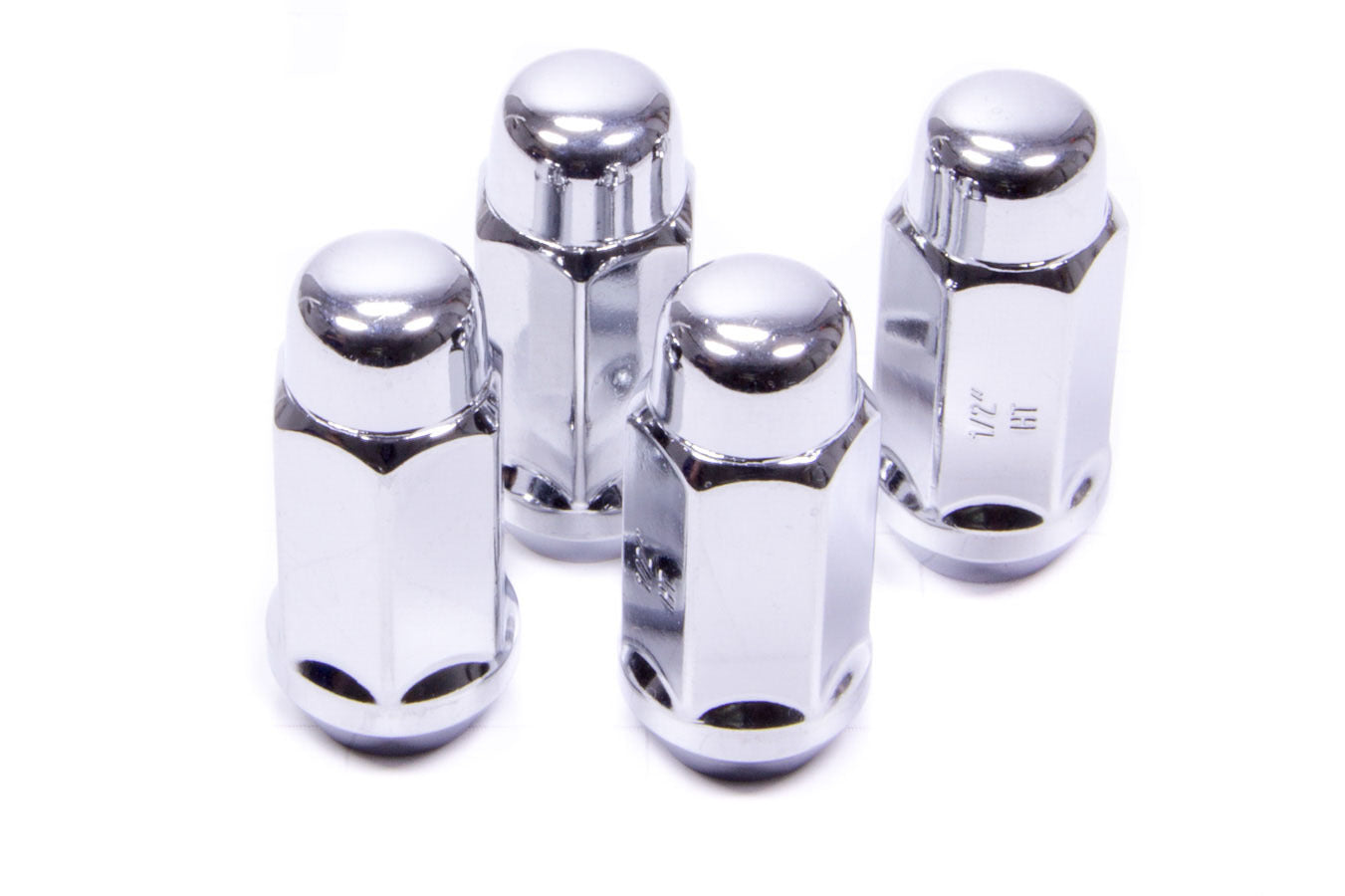 4 Lugnuts Extra Long Bul ge Acorn 14mm x 2.0