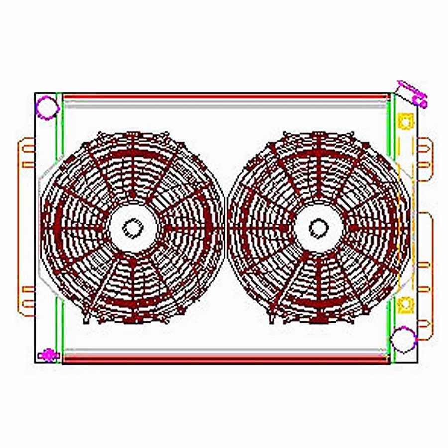 Radiator Combo Unit GM A & F Body