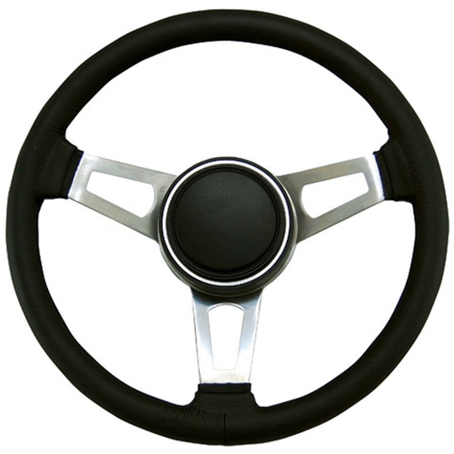 Classic Steering Wheel Black Leather