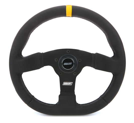 D Wheel Yellow Center Stripe  Plastic Center