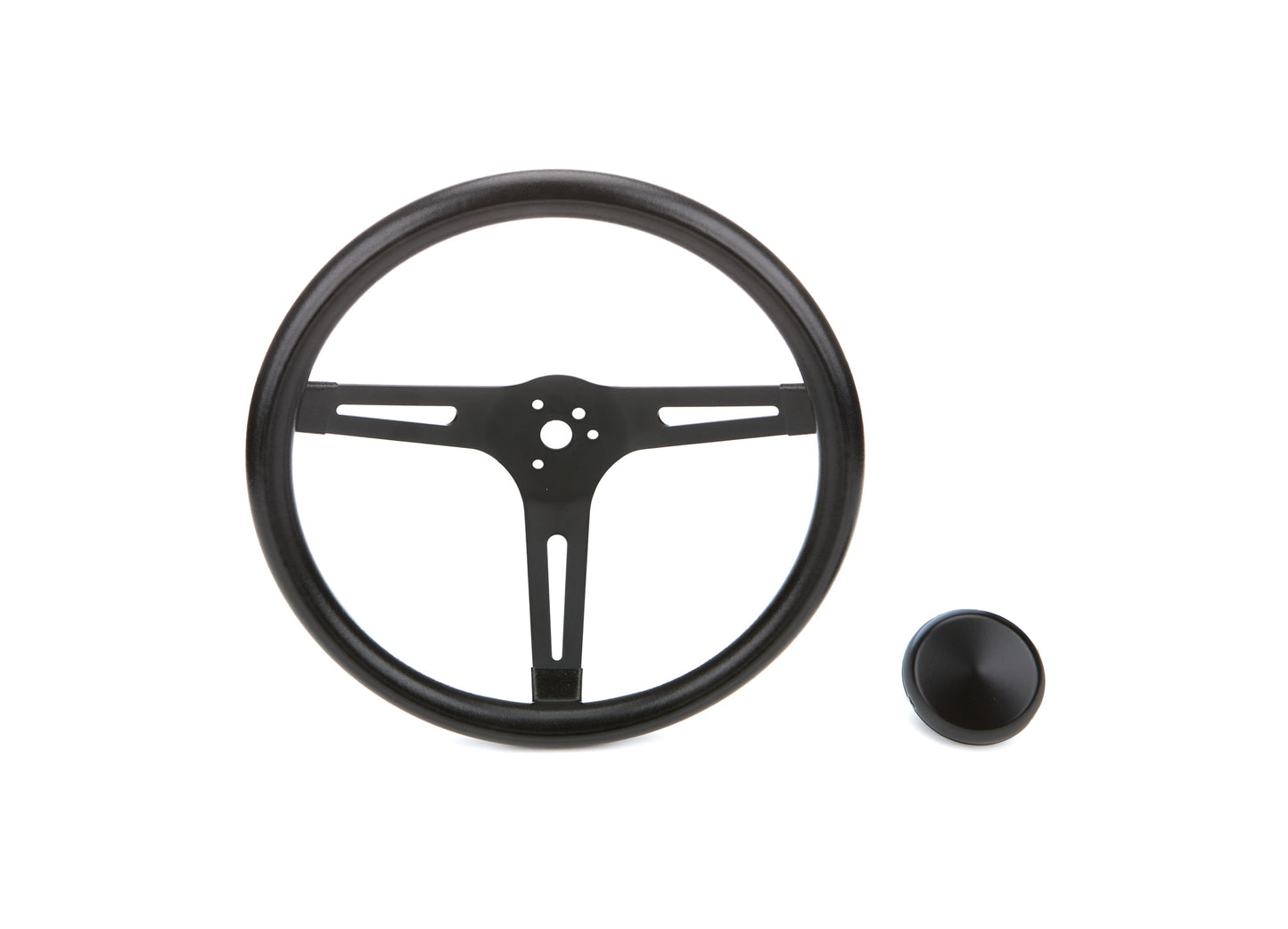 Classic Series Black Slotted Steering Wheel