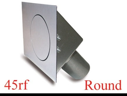 Round Fuel Door  Flat Surfaces