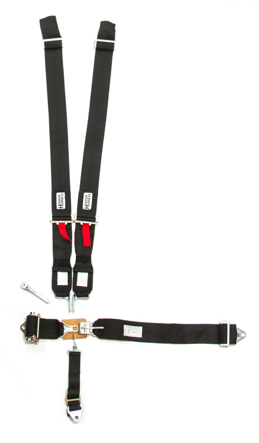 5-Pt Harness System LL Ratchet Adj Black