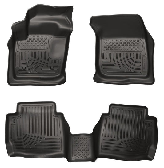 13-  Ford Fusion Front/ 2nd Floor Liners Black