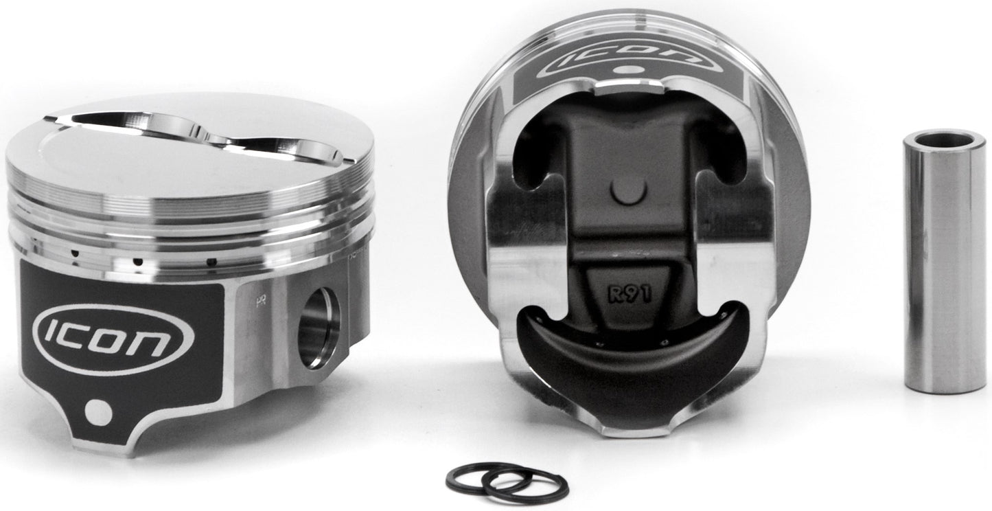 BBM Dished Piston Set 4.350 Bore  -12cc