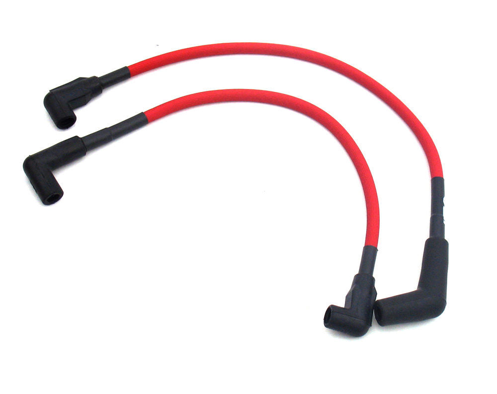 8mm Spark Plug Wire Leads 2pk Red