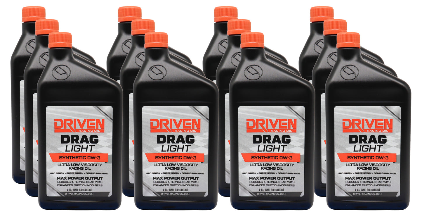 Drag Light 0W3 Motor Oil Case 12/Qt
