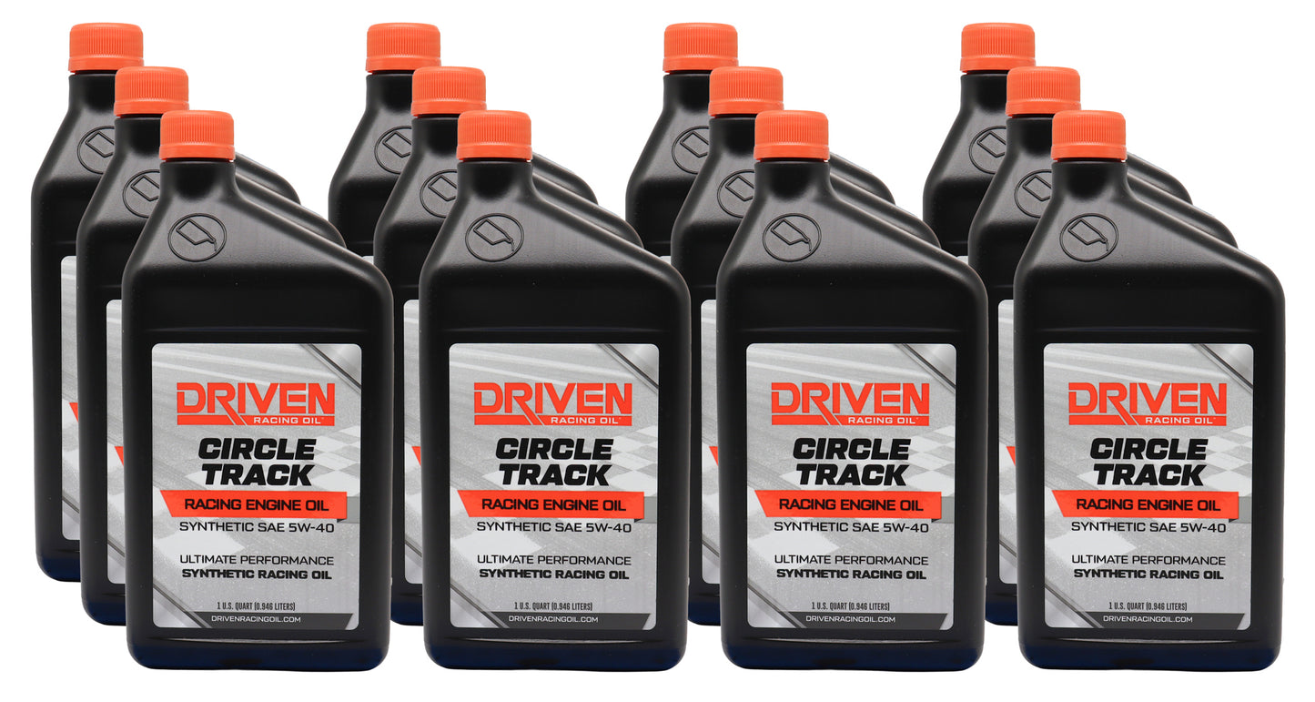 Circle Track 5W40 Oil Case 12/Qt
