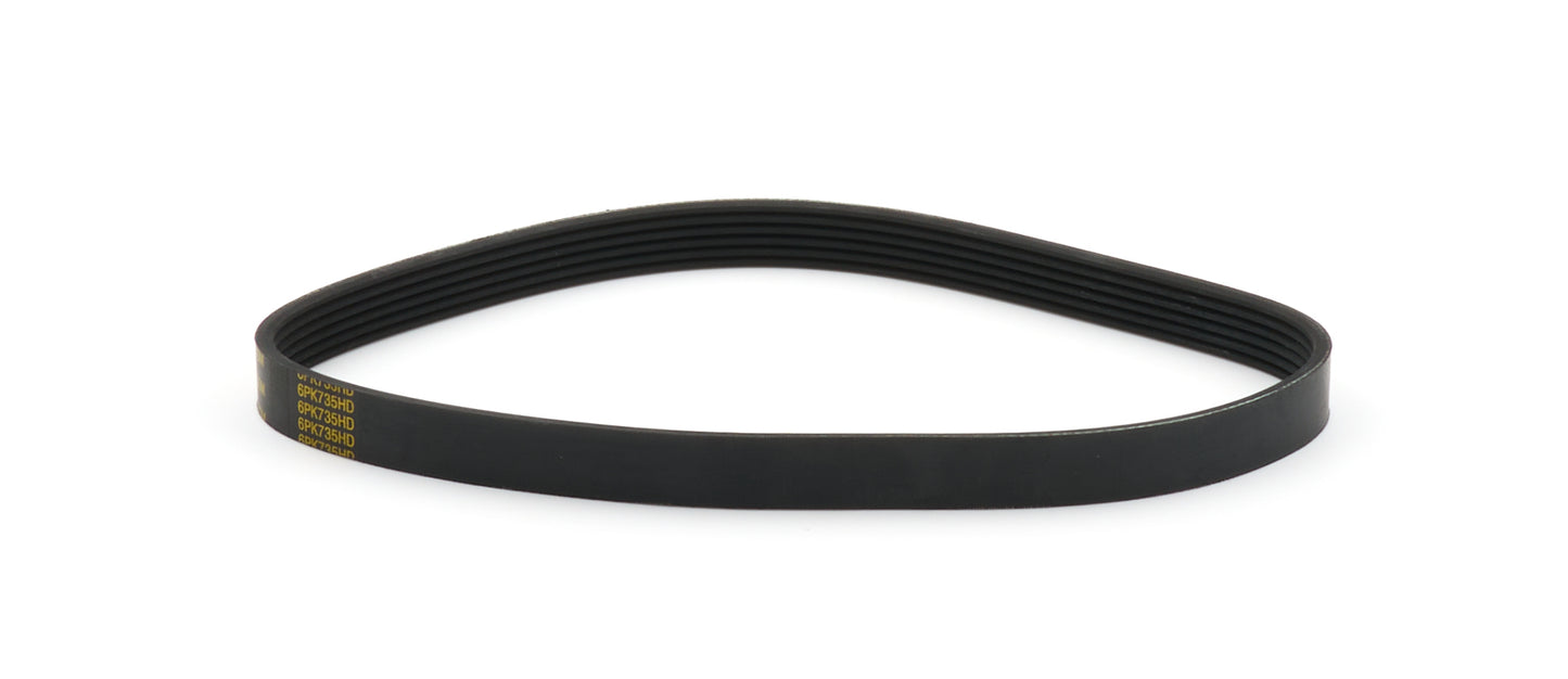 Heavy-Duty 6 Rib 28.94in Long Serpentine Belt