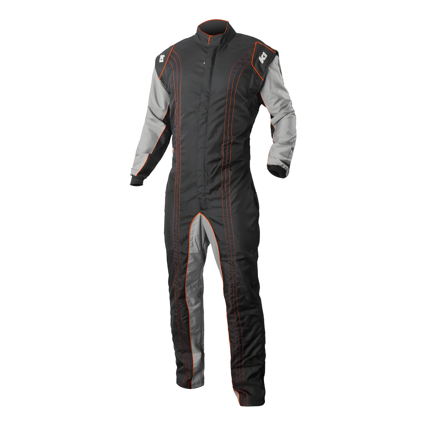 Suit Karting GK2 Adult X-Large Black/Orange