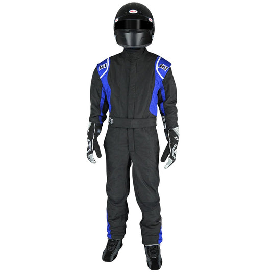 Suit Precision II 2X- Small Black/Blue