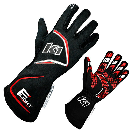 Gloves Flight Small Black-Red