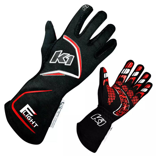 Gloves Flight X-Large Black-Red