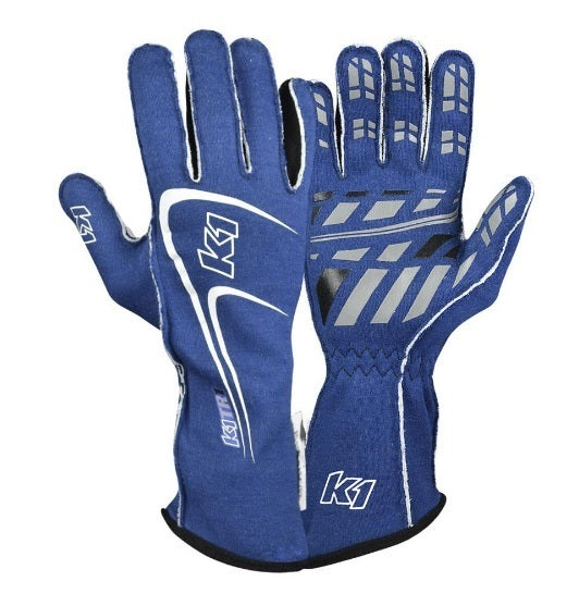 Glove Track1 Blue Medium SFI 5