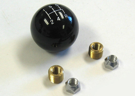 2in Black Shifter Knob 5 Speed 3/8 x 24