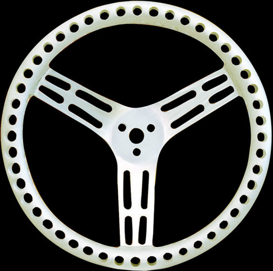 Steering Wheel 14in Dished Drilled Natural