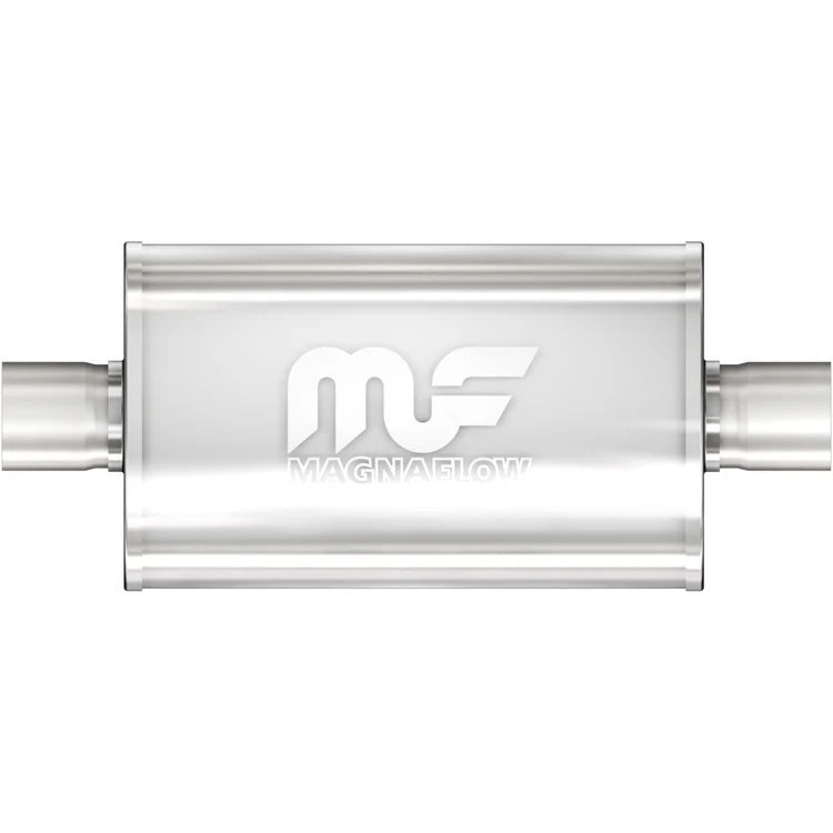 Stainless Muffler 2.5in Center In / Out