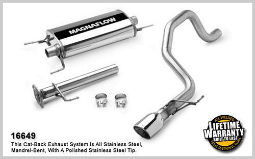 Cat-Back Exhaust 07-14 Toyota FJ Cruiser 4.0L