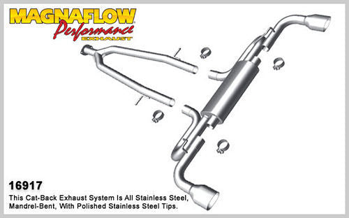 Cat-Back Exhaust 02-08 Lexus SC430 4.3L
