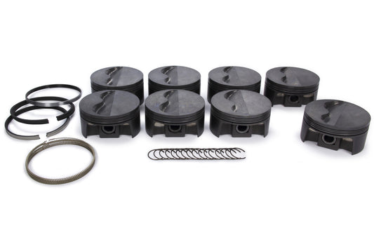 SBC PowerPak Piston Set 4.030 Bore Flat-Top -9cc