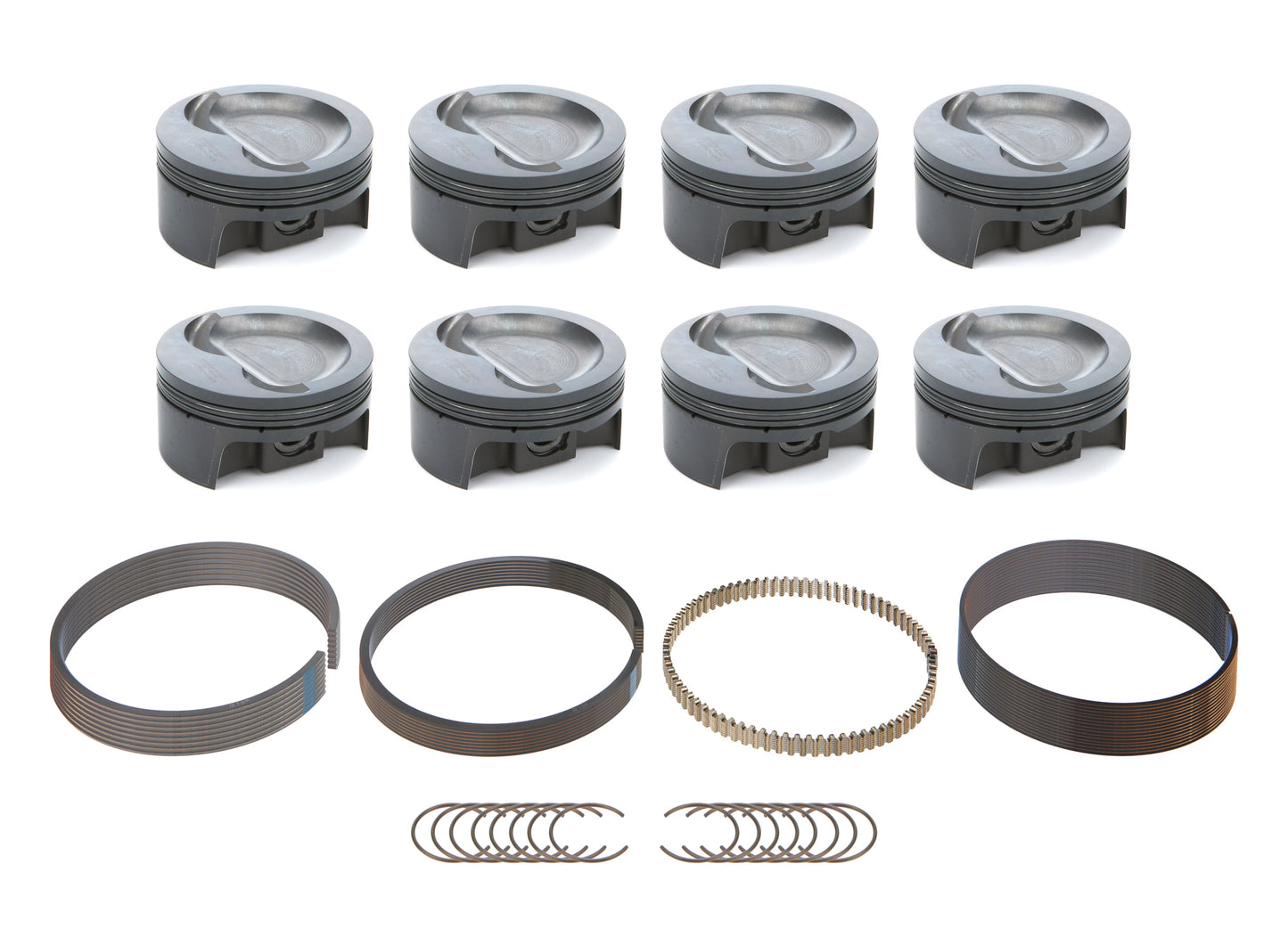 SBF Dish Powerpak Piston Set 4.125 Bore  -26cc