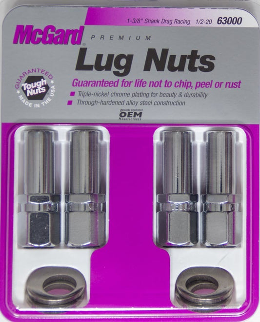 LUG NUT 1/2 X-LONG SHANK W/ OFFSET WASHER RACE (4