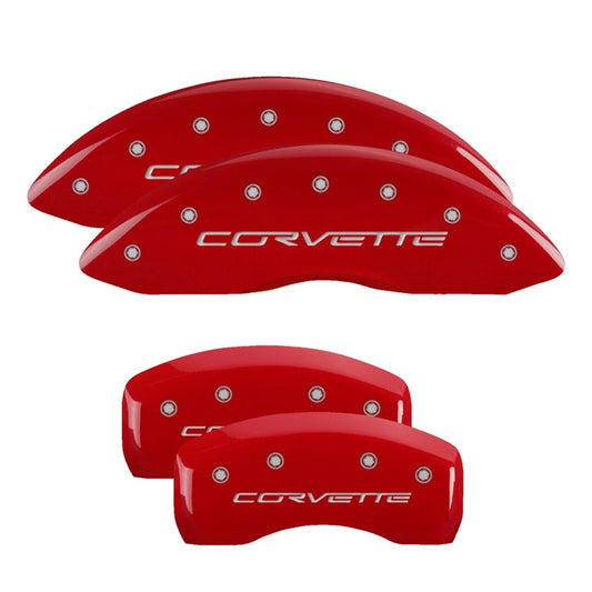 05-13 Corvette Caliper Covers Red