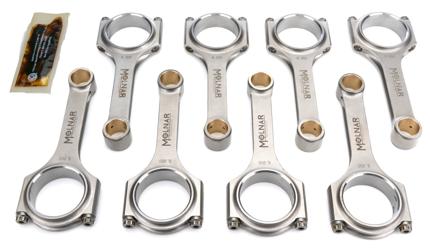 6.000 H-Beam Rod Set SBC Mid-Weight