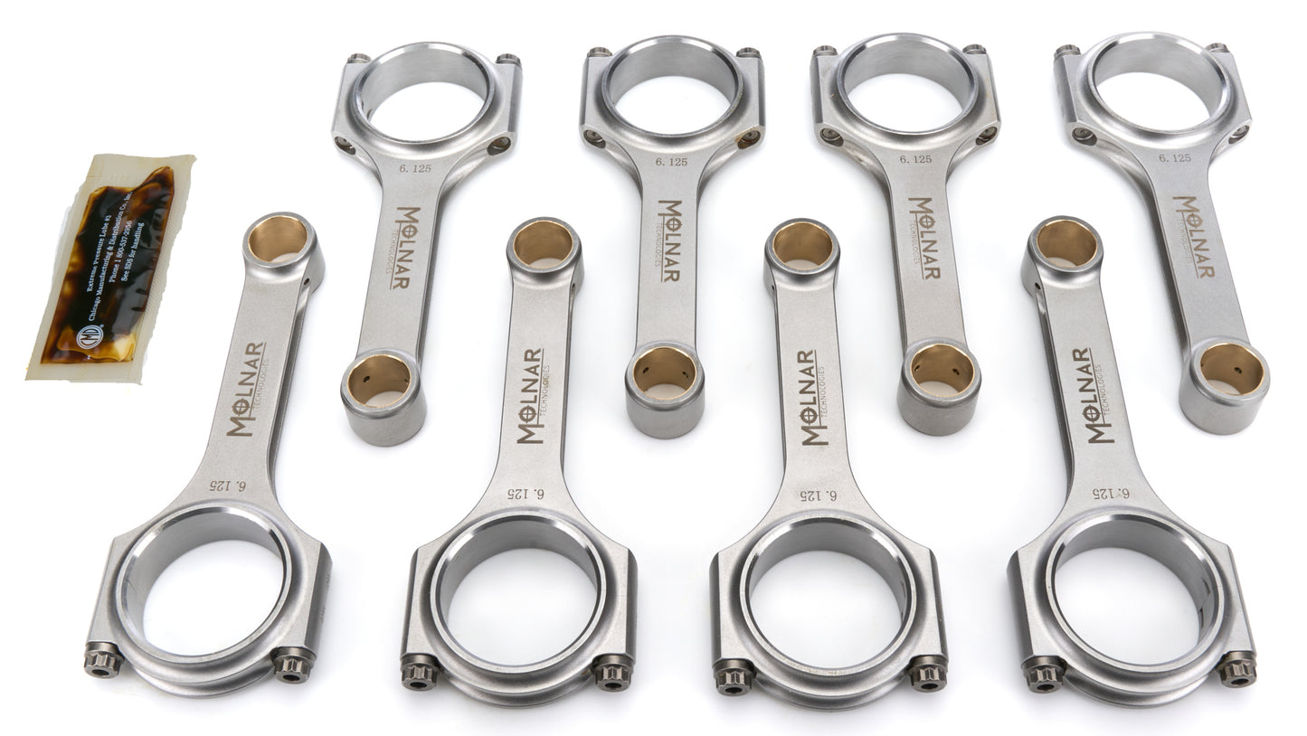 6.125 H-Beam Rod Set SBC Mid-Weight