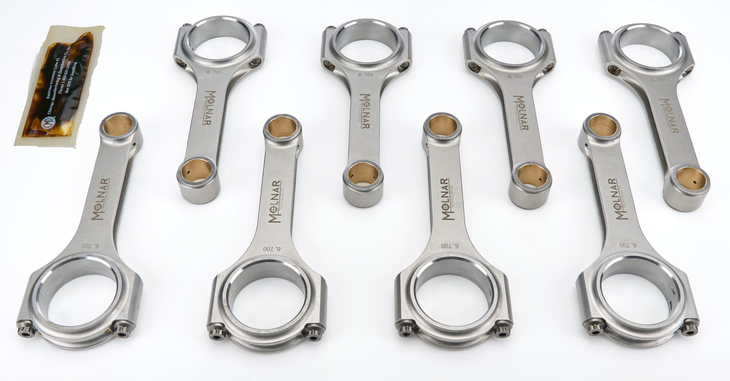 6.700 H-Beam Rod Set BBC Power Adder Series