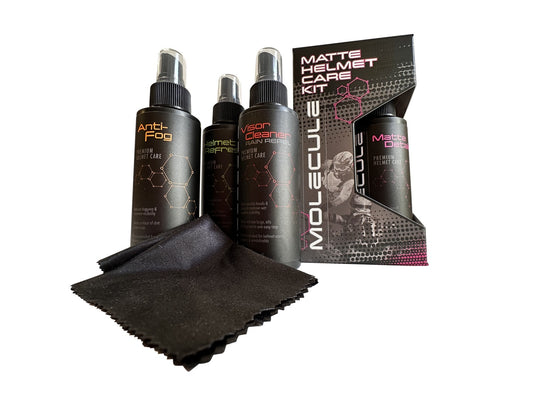 Matte Helmet Care Kit 4oz Sprayers